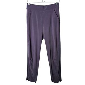 Athleta Brooklyn Ankle Pant Purple Pockets Casual Work‎ Travel Athleisure Size 2